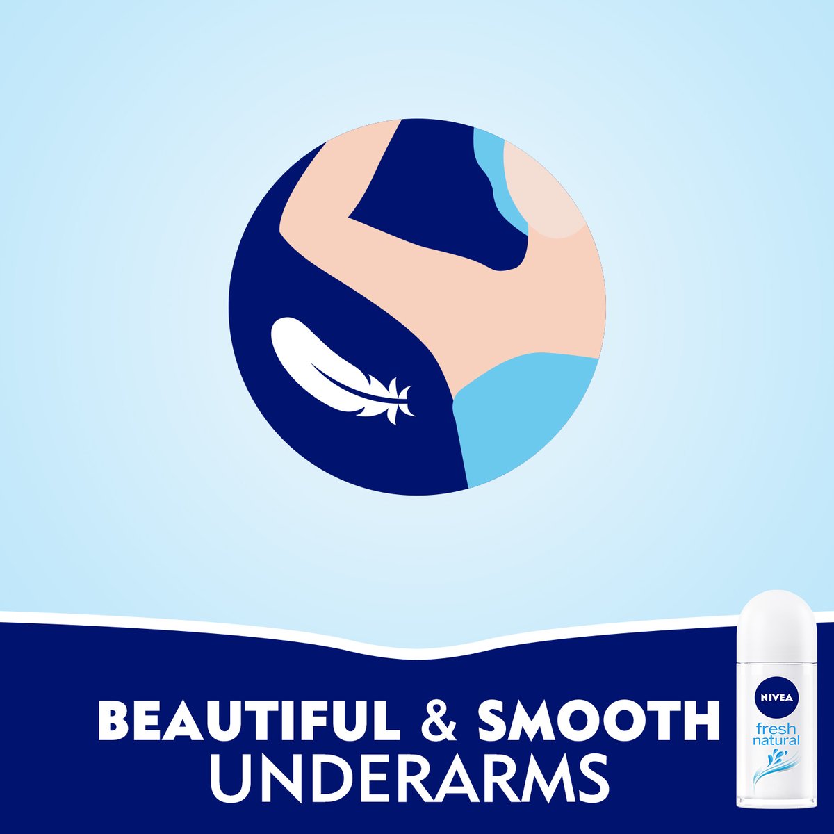 Nivea Deodorant Roll-on for Women Fresh Natural 50 ml