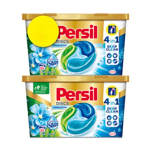 Persil Disc 4in1 Liquid Detergent Fresh Active 2 x 11pcs