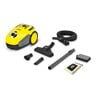 Karcher Bagged Vacuum Cleaner, 2.8 L, 220 - 240 V, Yellow, VC 2