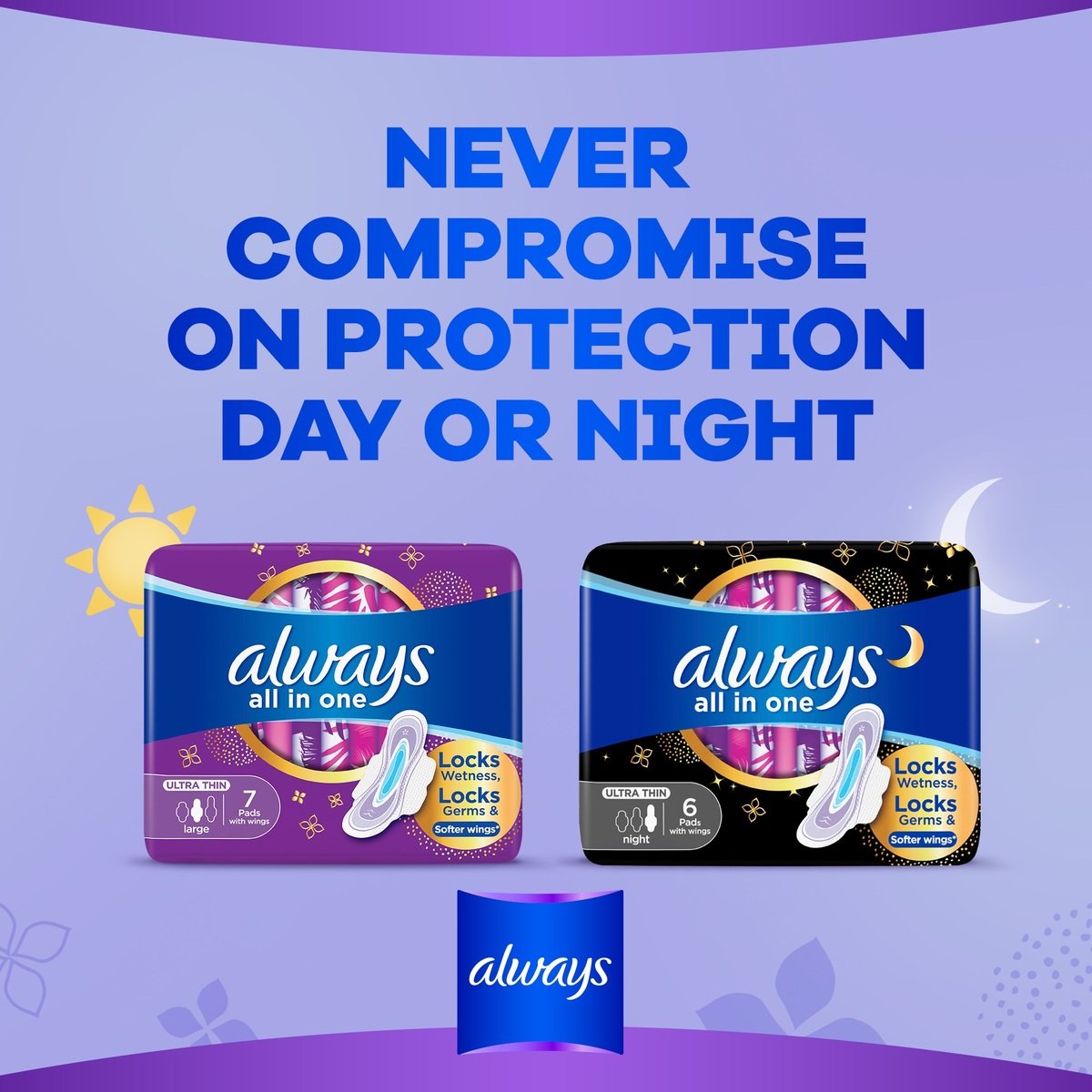 Always All In One Night With Wings Sanitary 6pcs 2+1