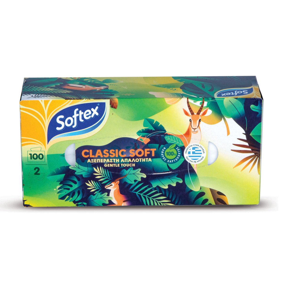 Softex Facial Tissue Classic Soft 2ply 6 x 100 Sheets