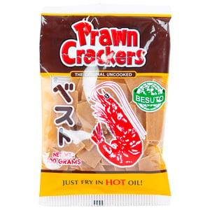 Buy Besuto Prawn Crackers Original 100 g Online at Best Price | Filipino | Lulu Kuwait in Kuwait