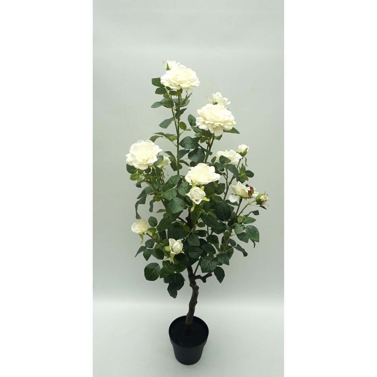 Maple Leaf Artificial Rose Plant With Pot 122cm 1039 Assorted
