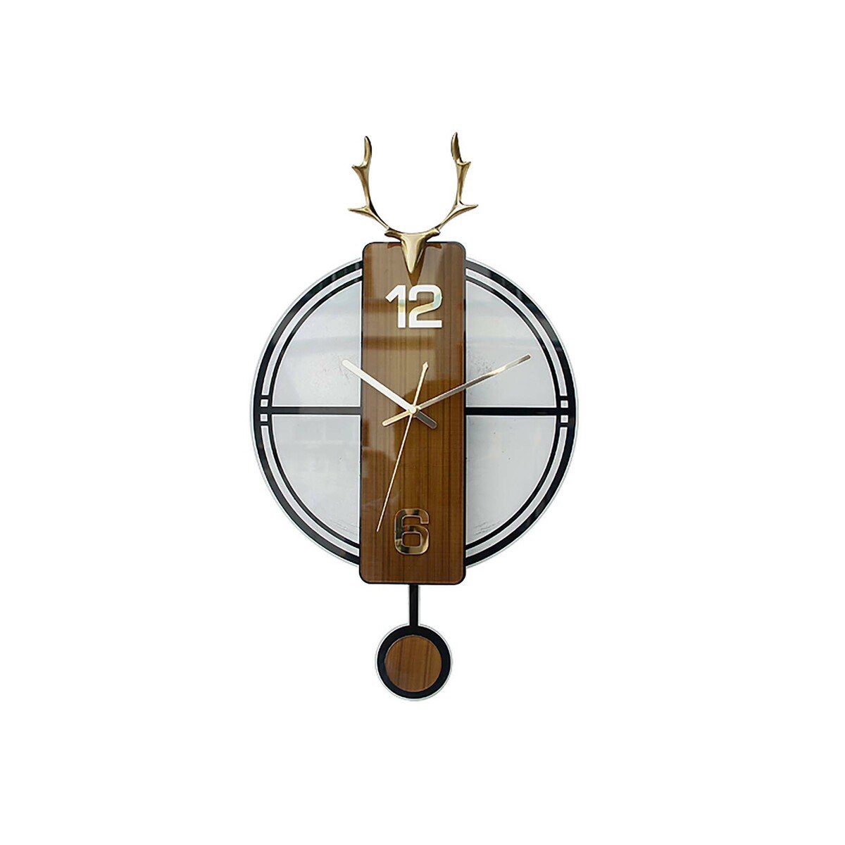 Maple Leaf Metal Wall Clock NYK602