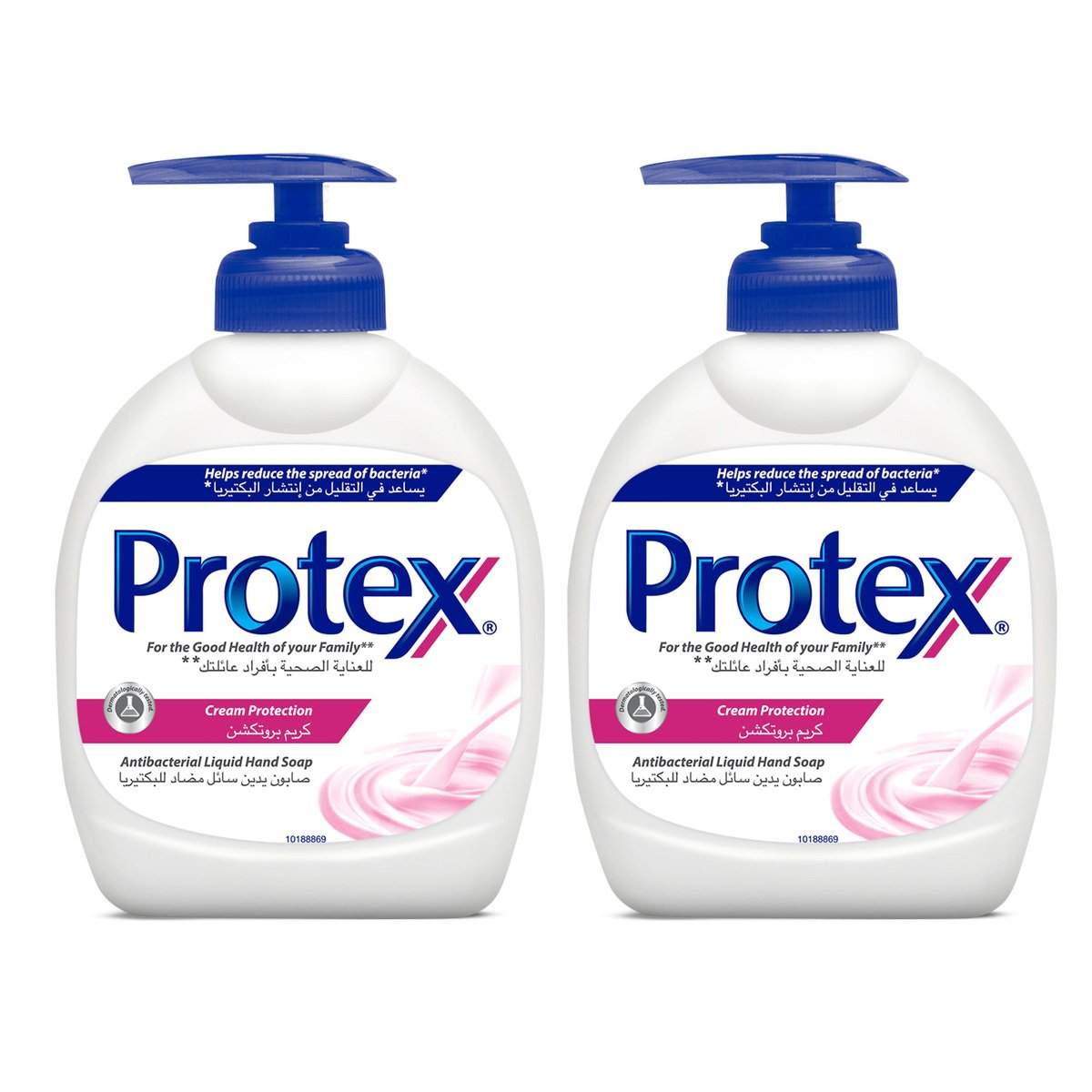 Protex Anti-Bacterial Liquid Hand Soap Cream Protection 2 x 300 ml