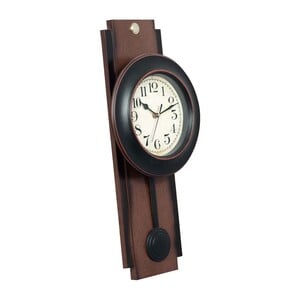Maple Leaf Battery Operated PVC Pendulum Wall Clock 52.4x23.5x7.9cm TLD8435