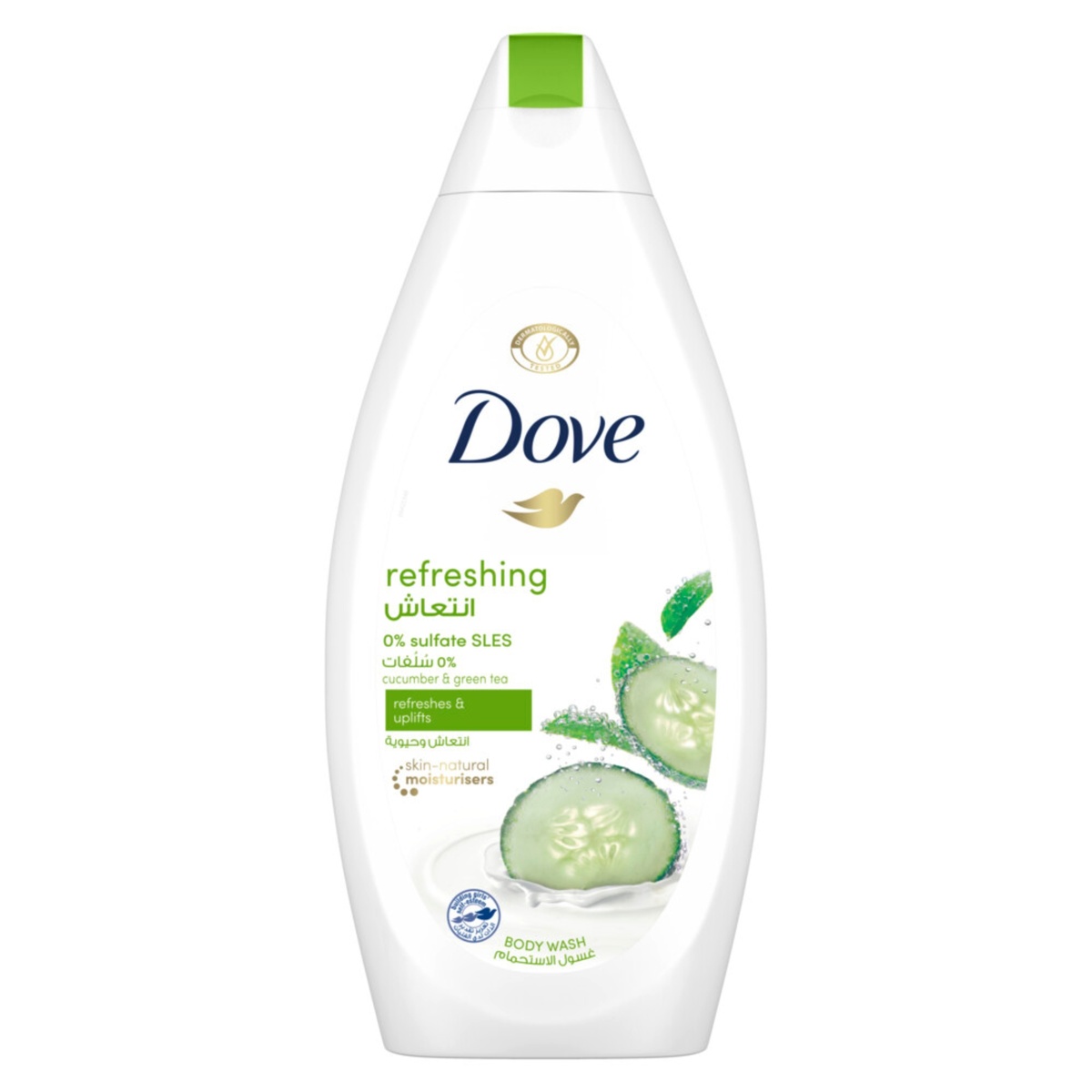 Dove Cucumber & Green Tea Bodywash 750 ml
