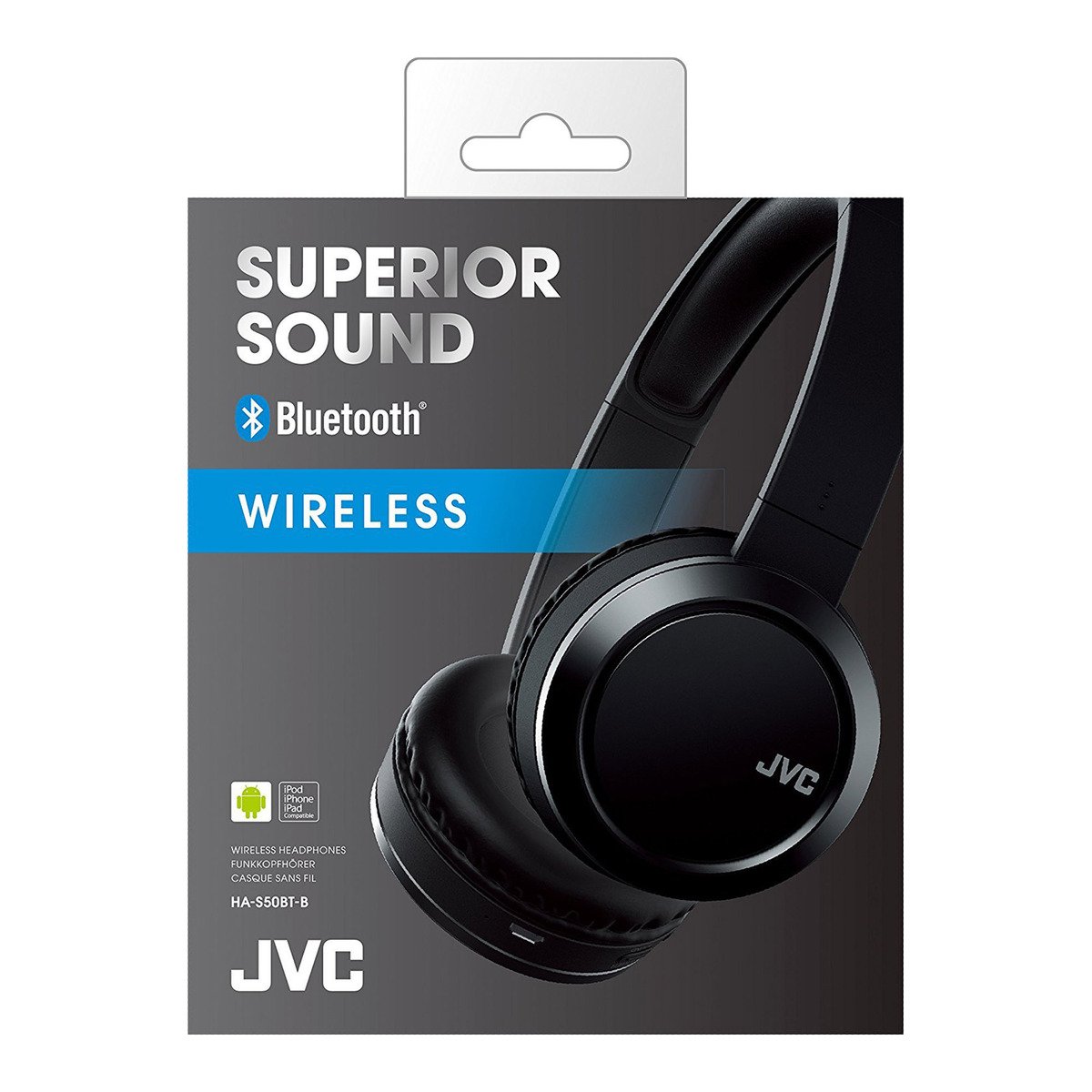 JVC Bluetooth HeadPhone HAS50BTBE Black