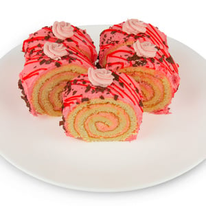 Strawberry Swiss Roll 5pcs
