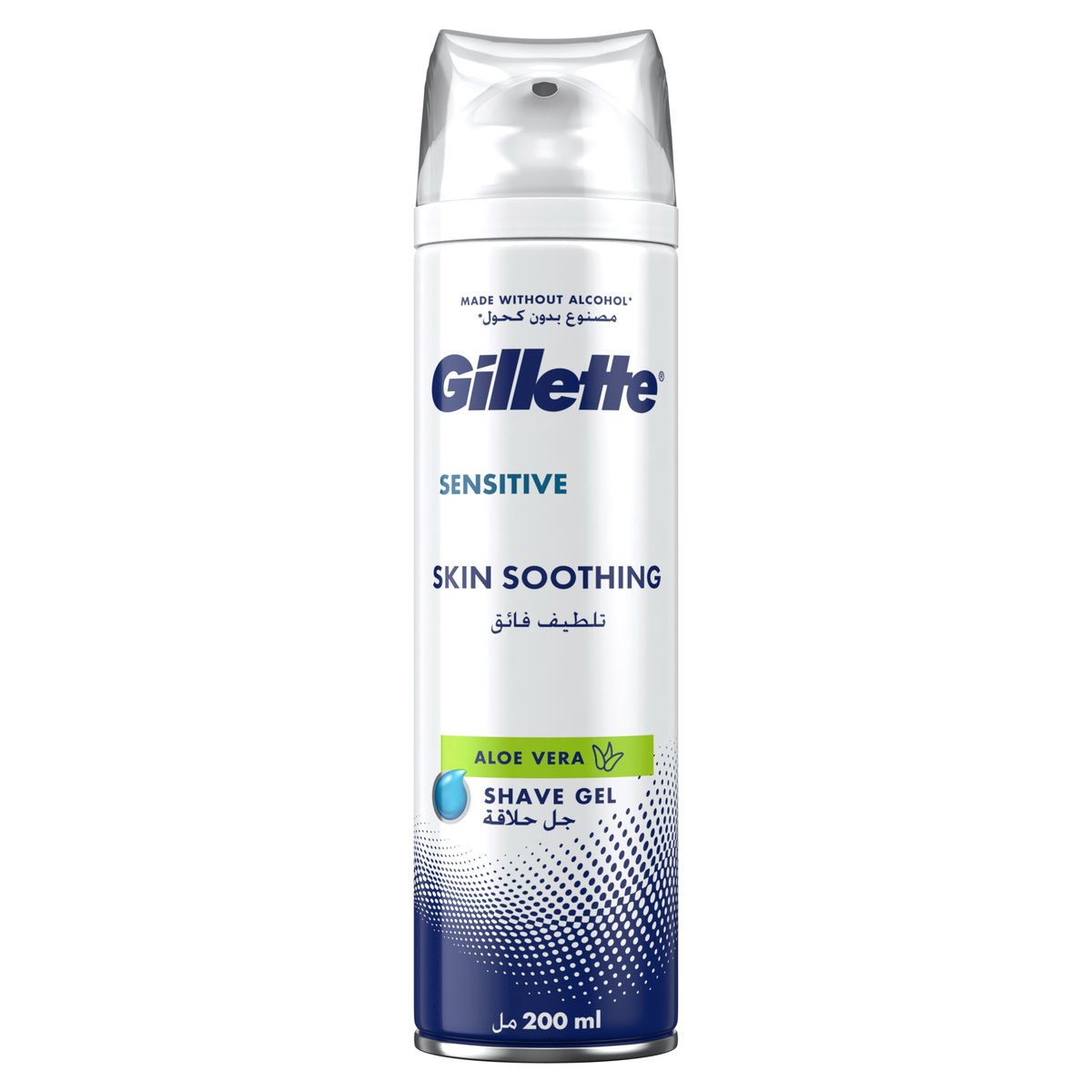 Gillette Shave Gel Sensitive Skin Soothing Aloe Vera 200 ml