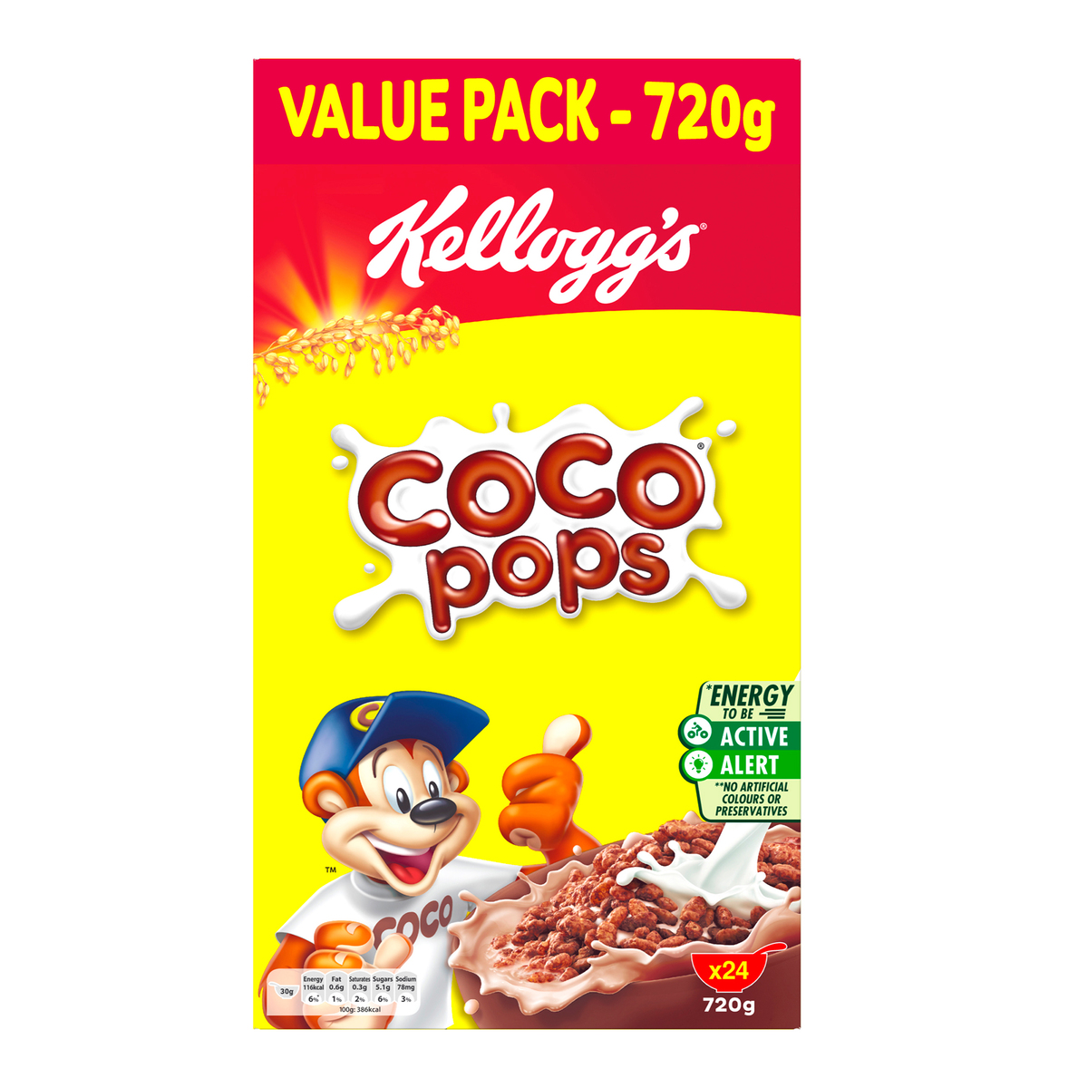 Kellogg's Coco Pops Value Pack 720 g