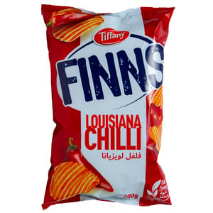 Tiffany Finns Louisiana Chilli Potato Chips 170g