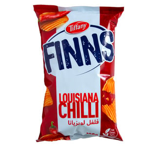 Tiffany Finns Potato Chips Louisiana Chilli 100g