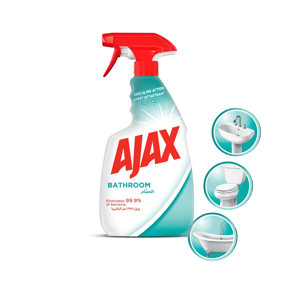 Ajax Expert Surface Cleaner  Disinfectant Bathroom Cleaner Spray 500ml