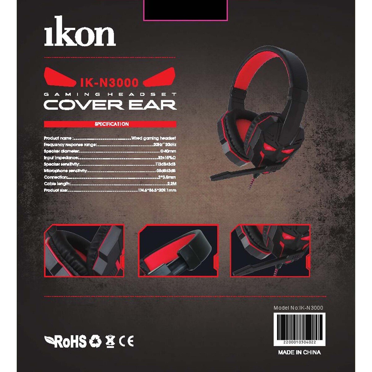 Ikon Gaming-PC-Headset IK-N3000