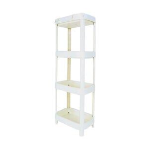 Home Plastic Storage Shelf IKE-21 Size: L36xW23xH100cm