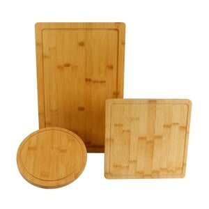 Home Bamboo Cutting Board 3 Pcs IKE-39
