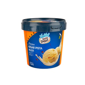 Vadilal Premium Kesar Pista Kulfi Ice Cream 1 Litre