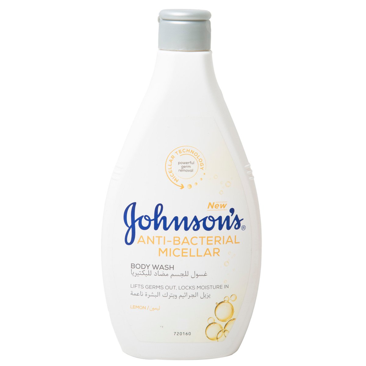 اشتري قم بشراء جونسون غسول الجسم المضاد للبكتيريا بالليمون 400 مل Online at Best Price من الموقع - من لولو هايبر ماركت Shower Gel&Body Wash في الامارات