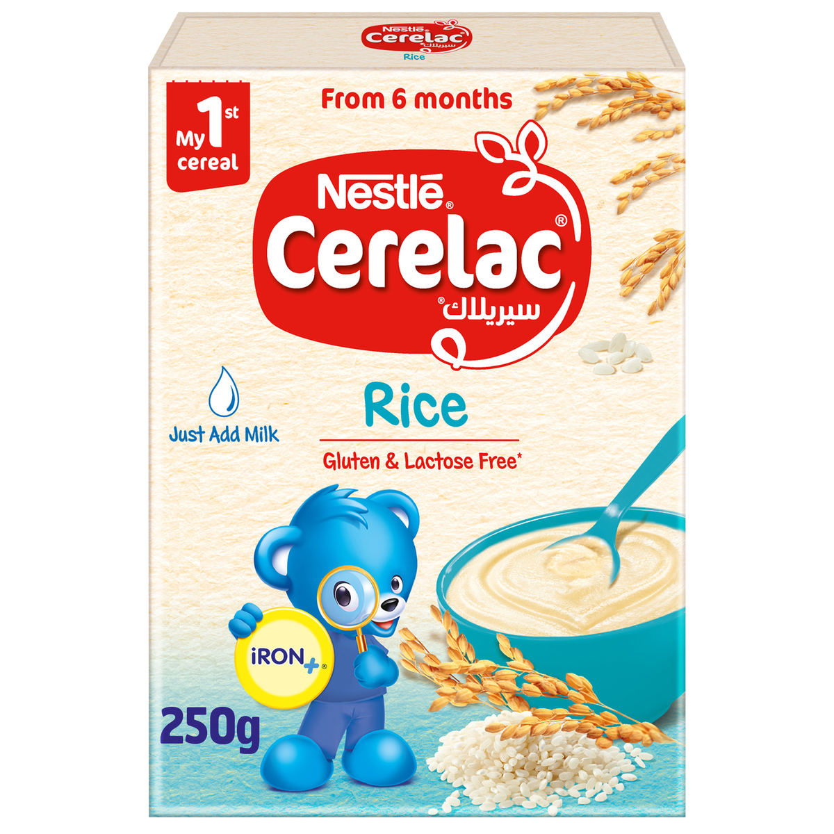 Nestle CERELAC Infant Cereal with Milk Mixed Fruits with Milk from 8  months, 250g Bag in Box Pack