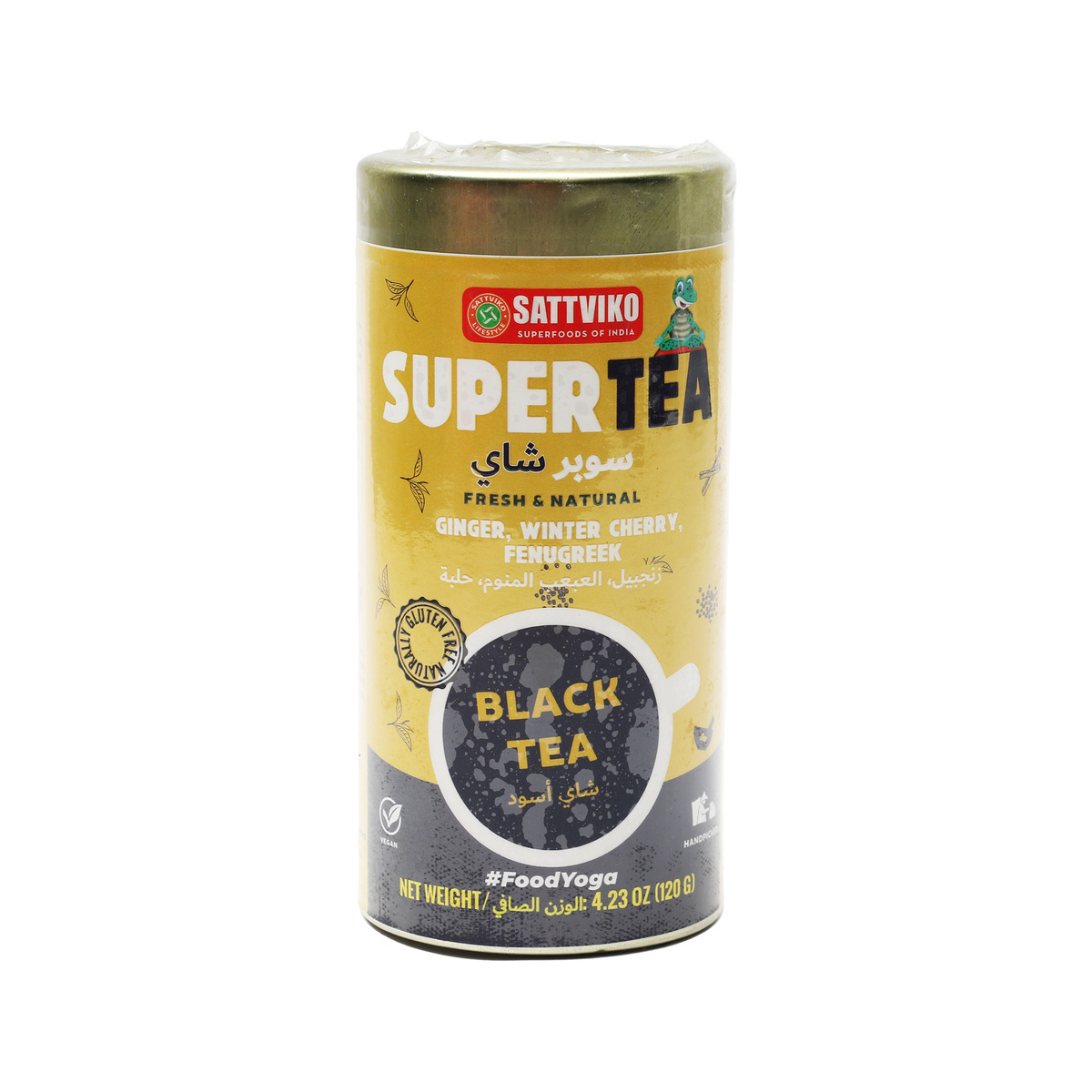 Sattviko Super Tea Black Energize 120g