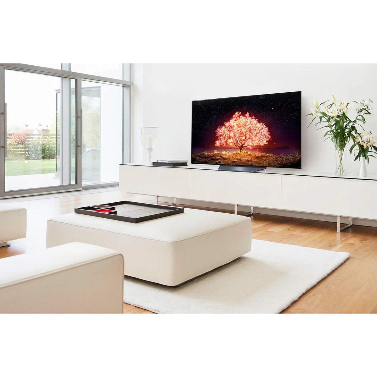 LG OLED 4K Smart TV 55 Inch B1 Series Cinema Screen Design, New 2021 4K Cinema HDR webOS Smart with ThinQ AI Pixel Dimming