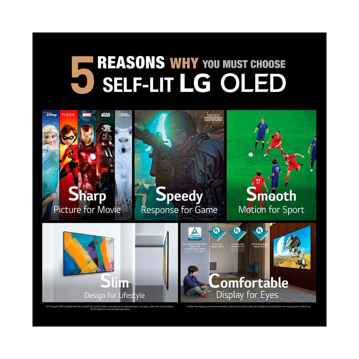 LG OLED 4K Smart TV 77 Inch B1 Series Cinema Screen, New 2021 Design 4K Cinema HDR webOS Smart with ThinQ AI Pixel Dimming