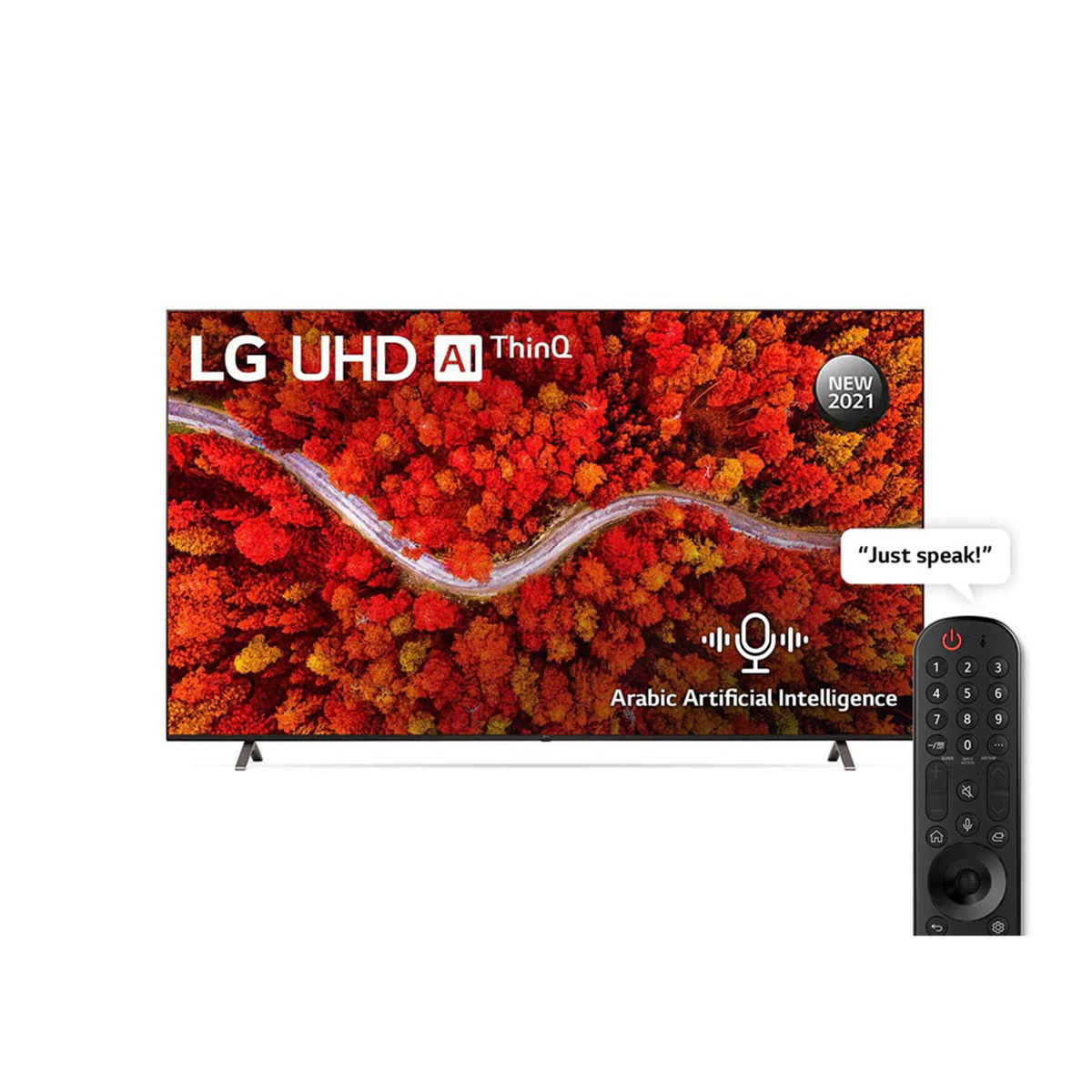 LG UHD 4K TV 86 Inch UP80 Series NEW 2021 Cinema Screen Design 4K Cinema HDR webOS Smart with ThinQ AI