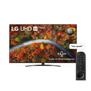 LG UHD 4K TV 65 Inch UP81 Series Cinema Screen Design New 2021 4K Active HDR webOS Smart with ThinQ AI