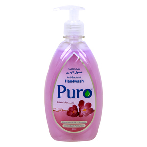 Puro Anti-Bacterial Handwash Lavender 500ml