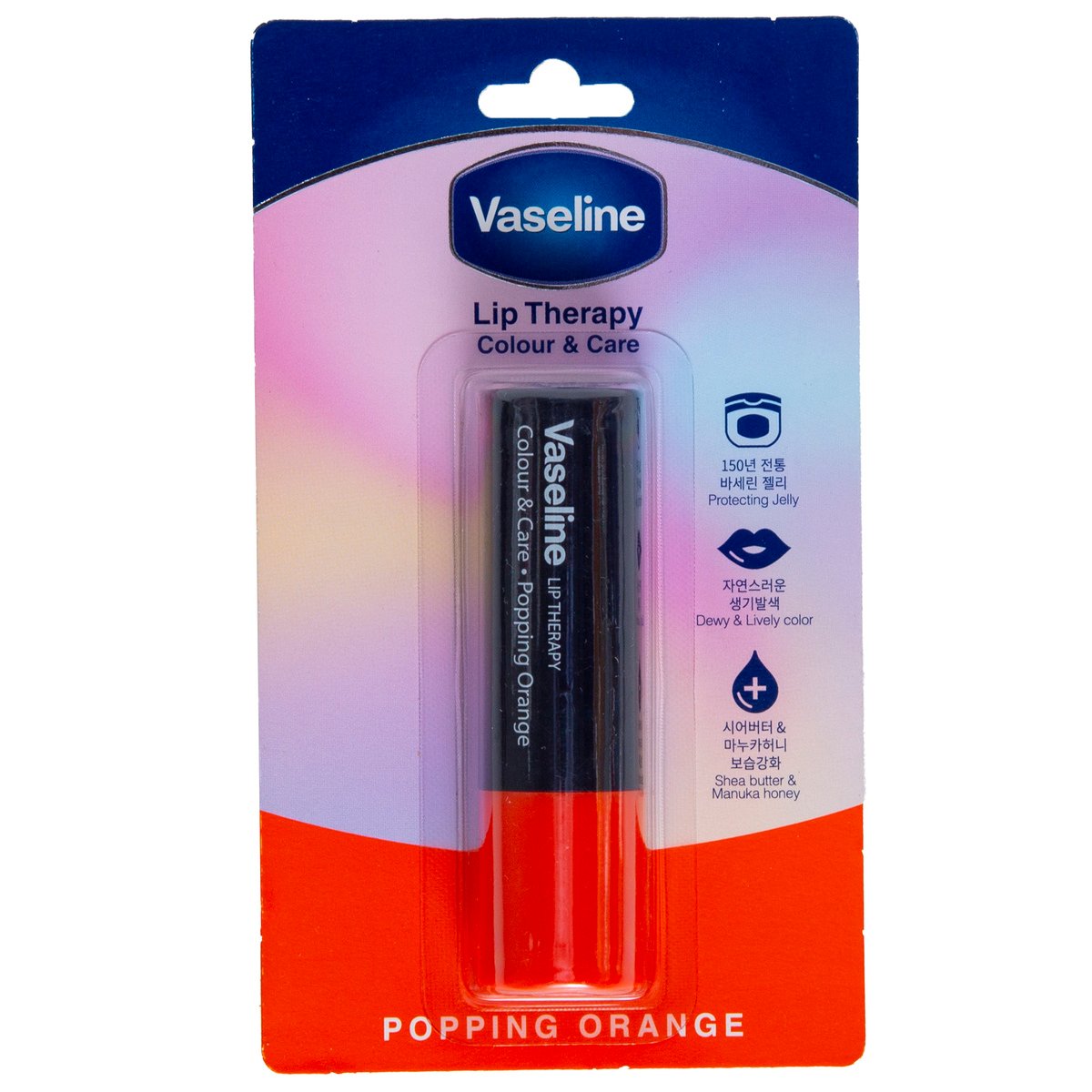 Vaseline Lip Therapy Colour & Care Popping Orange 4.2 g