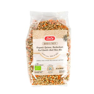 LuLu Organic Quinoa Buckwheat Red Lentils And Chia Mix 250 g