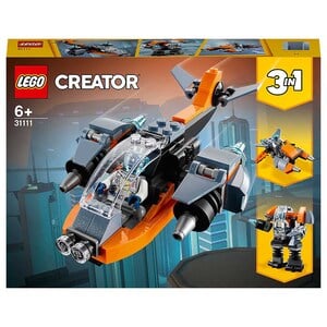 Lego 31111 Creator 3 In 1 Cyber Drone Building Set With Cyber Mech And Scooter