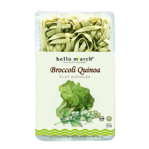 Hello M'arch Broccoli Quinoa Flat Noodles 250g