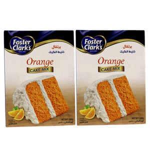 Buy Foster Clarks Cake Mix Orange 2 x 500 g Online at Best Price | Cake & Dessert Mixes | Lulu UAE in UAE
