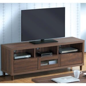 Maple Leaf Wooden TV Cabinet Stand HW5019 L150xW40xH56.5cm Walnut