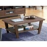 Maple Leaf Wooden Coffee Table L120xW60xH45cm HW3119 Walnut