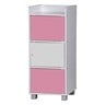 Maple Leaf Utility Shelf 3Door SU100 Pink&White