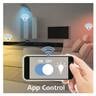 Hama WLAN LED Lamp 00176584, E27, 10 W, White, Without Hub, for Voice / App Control