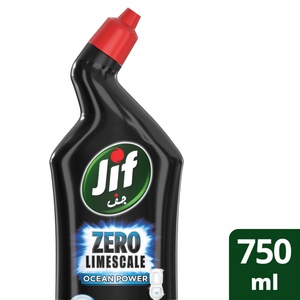 JIF Zero Limescale Ocean Power Anti-Bacterial Toilet Cleaner 750ml