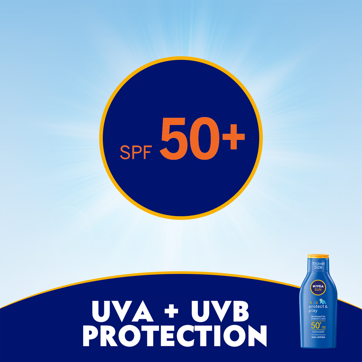 Nivea Kids Sun Lotion Protect & Play SPF50+ 100ml