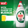Fairy Plus Original Dishwashing Liquid Soap With Alternative Power To Bleach Value Pack 3 x 600ml