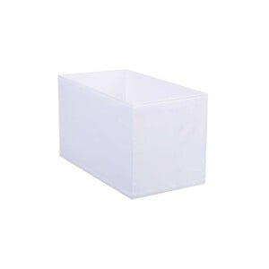 Maple Leaf Storage Organizer Box Bin 051 White