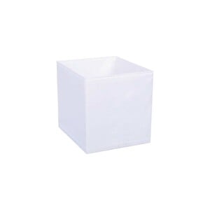 Maple Leaf Storage Organizer Box Bin 053 White