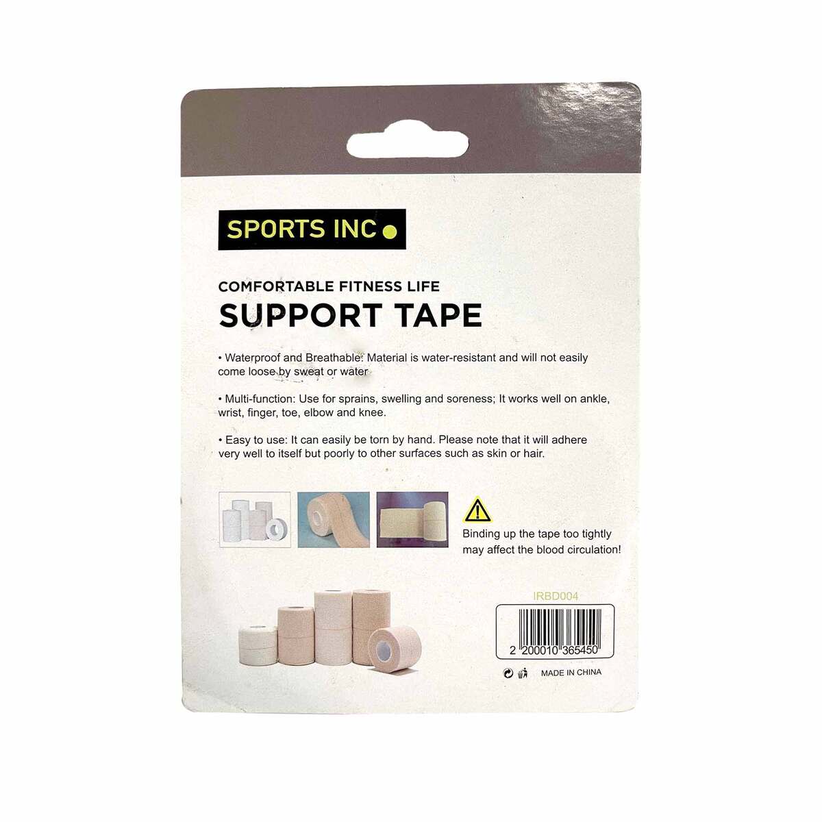 Sports INC Support Tape IRBD004, Size: 5cmx4.5m