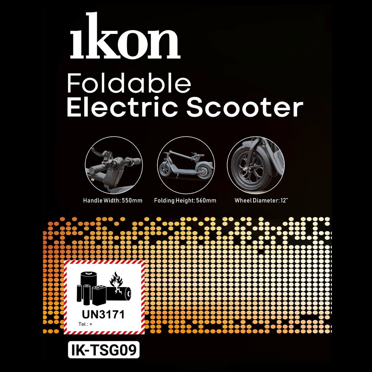 Ikon Foldable Electric Scooter IKTSG09