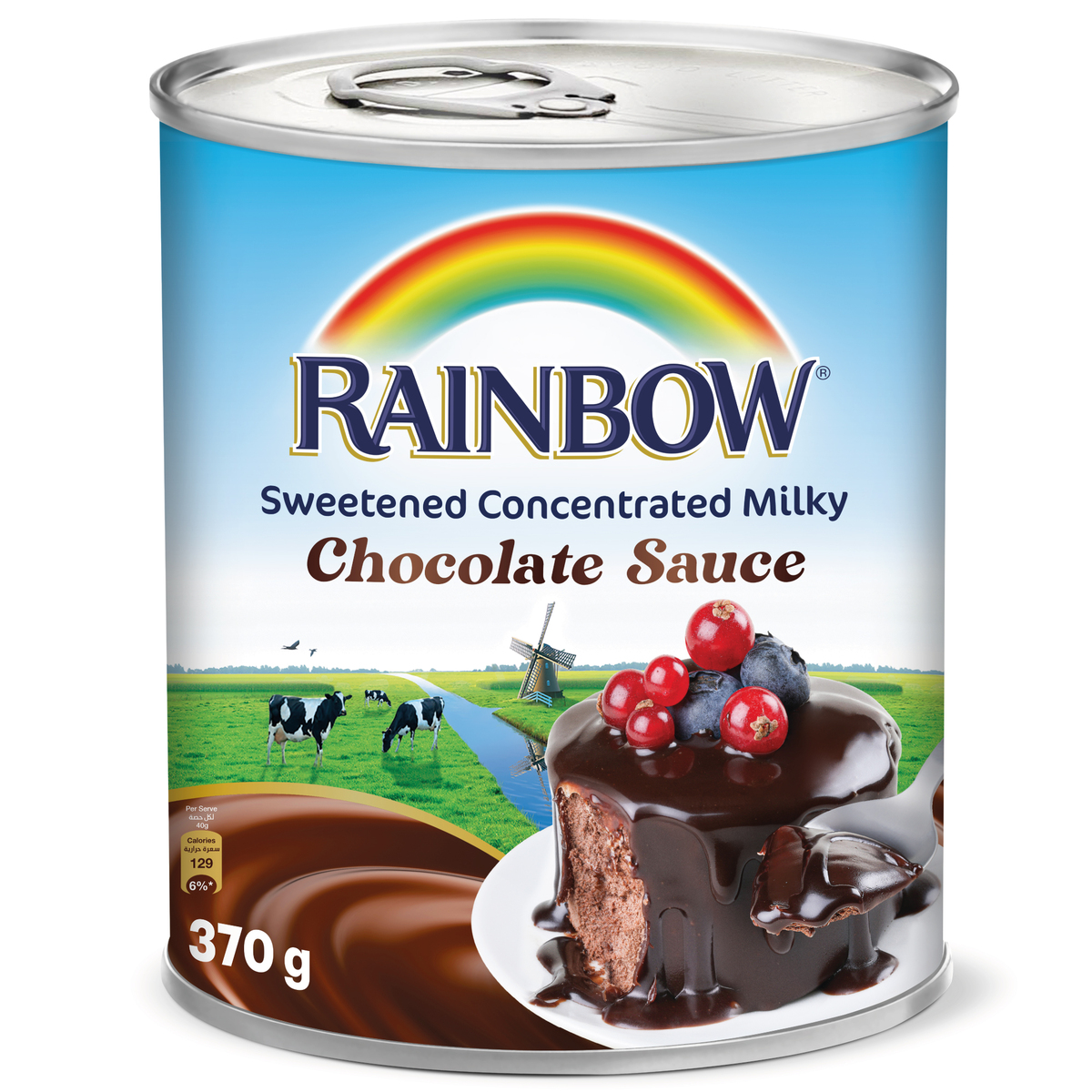 Rainbow Sweetened Concentrated Milky Chocolate Sauce 370 g