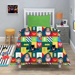 SuperMan Character Kids Comforter Single 150x220cm SMOC001