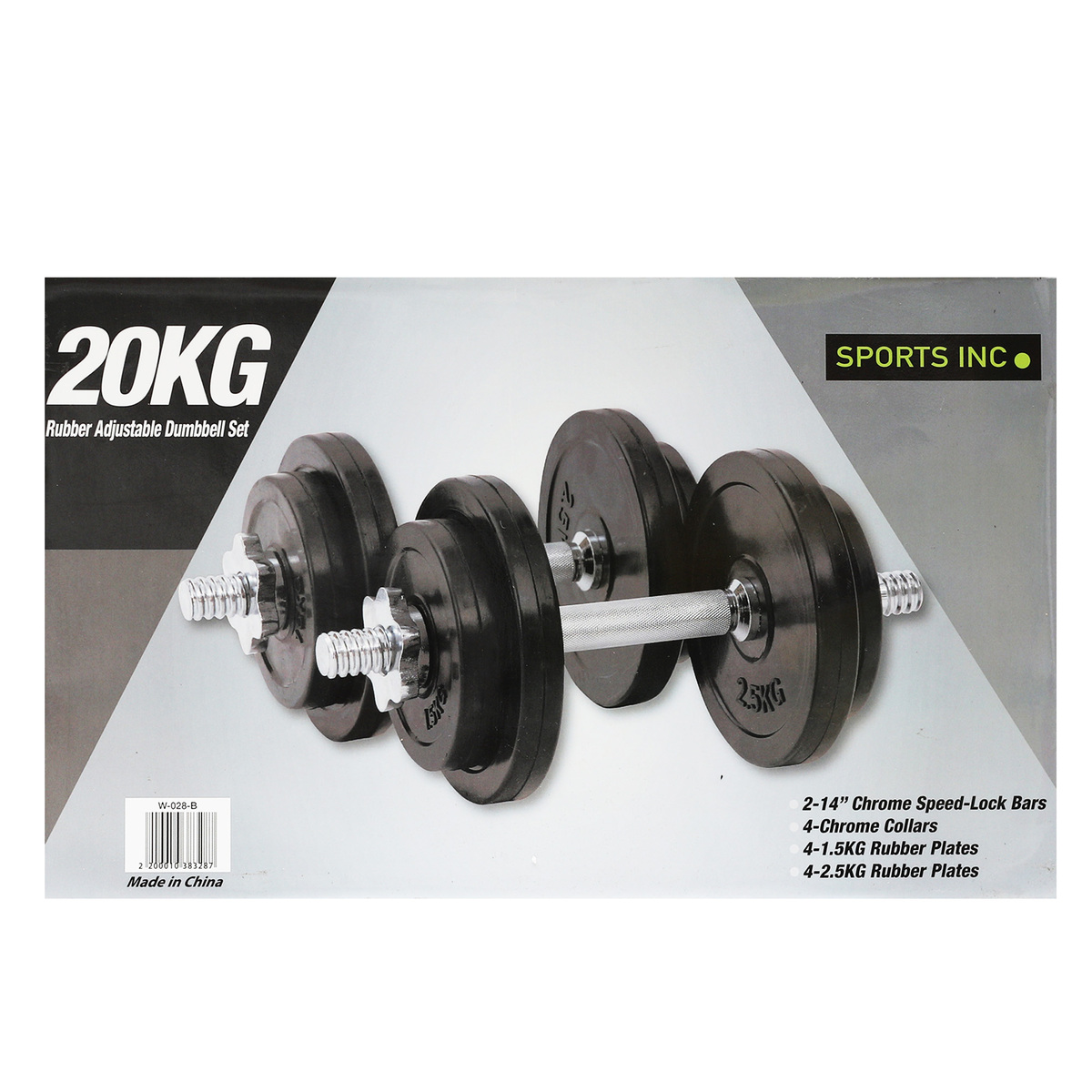 Sports INC Dumbbell Set W-028-B 20kg