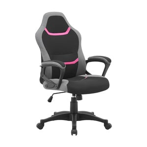 Maple Leaf Executive High Back Office Chair 591 Black Pink